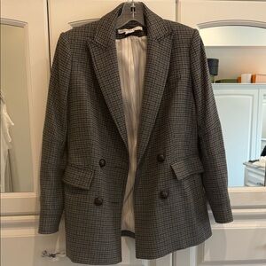 Veronica Beard Women's Houndstooth Double-Breasted Blazer